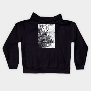 Ordaos - Abstract Drawing #2 Kids Hoodie